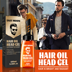 East Moon Men's pomade comb, vintage oil hair style comb, comb to set, moisturize, long-lasting.