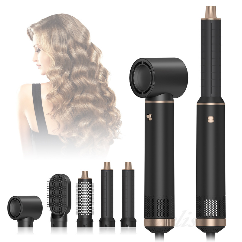 Amazonで人気の5in1熱風コーム、家庭用ストレート＆カールヘアドライヤー、個人使用には国内販売をサポートしていません|undefined