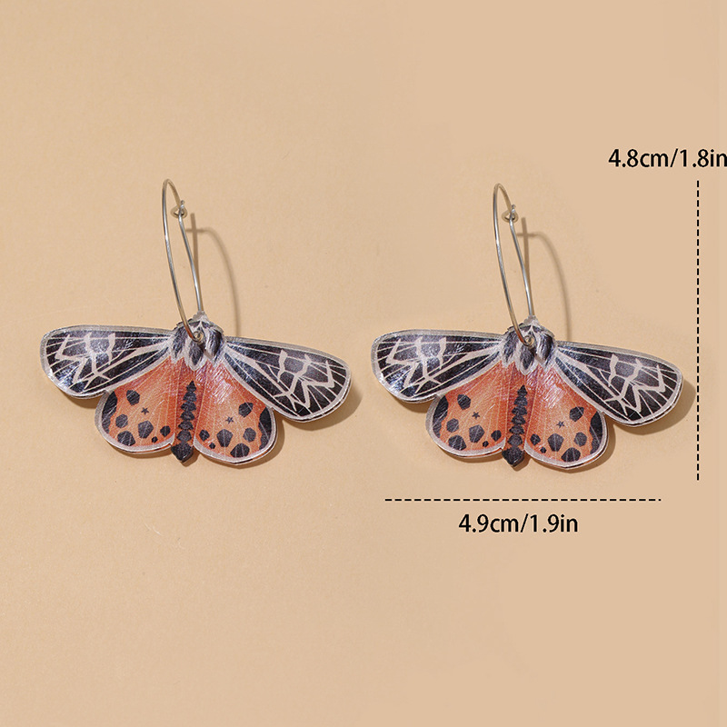 Fashion Butterfly Arylic Alloy Women's Earrings 1 Pair display picture 4