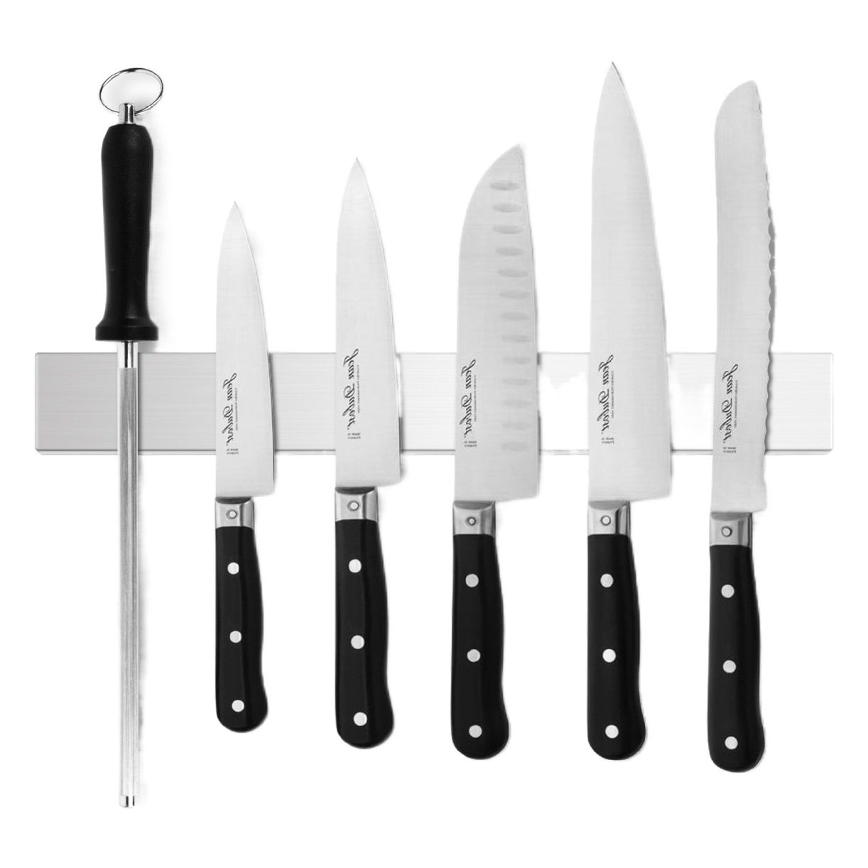 Heke 304 cuchillo magnético de acero inoxidable cuchillo de cocina cuchillo de almacenamiento magnético rack de cocina de acero inoxidable cuchillo magnético titular