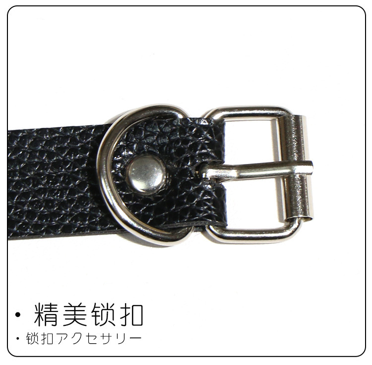Jiuai Metal Bondage Handcuffs Black SM Restraint Props for Couples — detail image 3