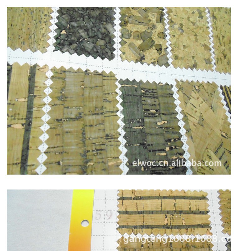 高档自然软木革 仿木纹箱包 鞋水台 软木片 家具包装 木头纹5145