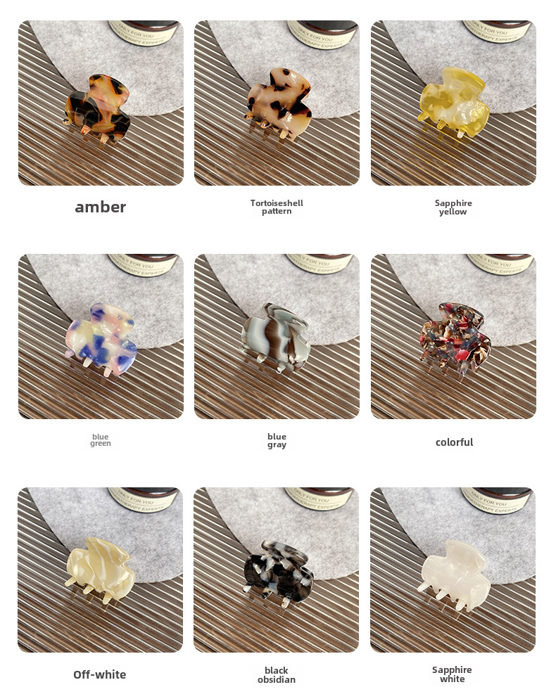 Nuovo Mini Acido Acetico Grab Clip Dolce Moda Forcina Carina Semplice Ragazza Accessori per Capelli Temperamento di Alta Qualità Copricapo Donna_voghion.com
