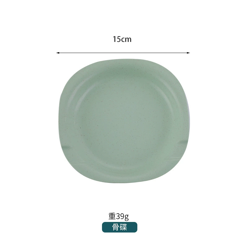 Children's Tableware Set, Wheat Straw Fiber, 6-Piece Fall-Proof Dinnerware for Home