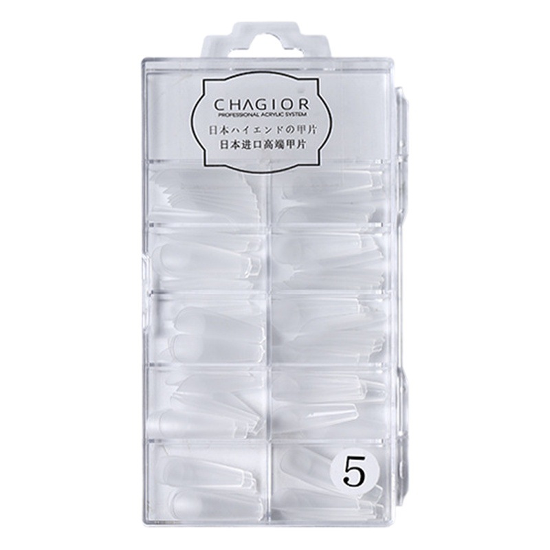 Manicura de un solo tamaño suplemento de uñas esmerilado ultrafino pulido sin costuras-libre de la mitad de doble uso gota de agua tipo T para la apertura de la tienda