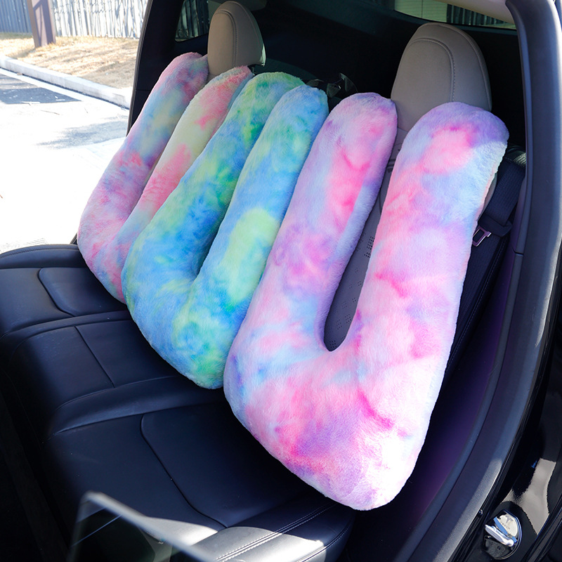 Cartoon Simple Multi-functional Car U-shaped Pillow Cushion Plush Toy Children's Anti-collision Car Sleeping Artifact