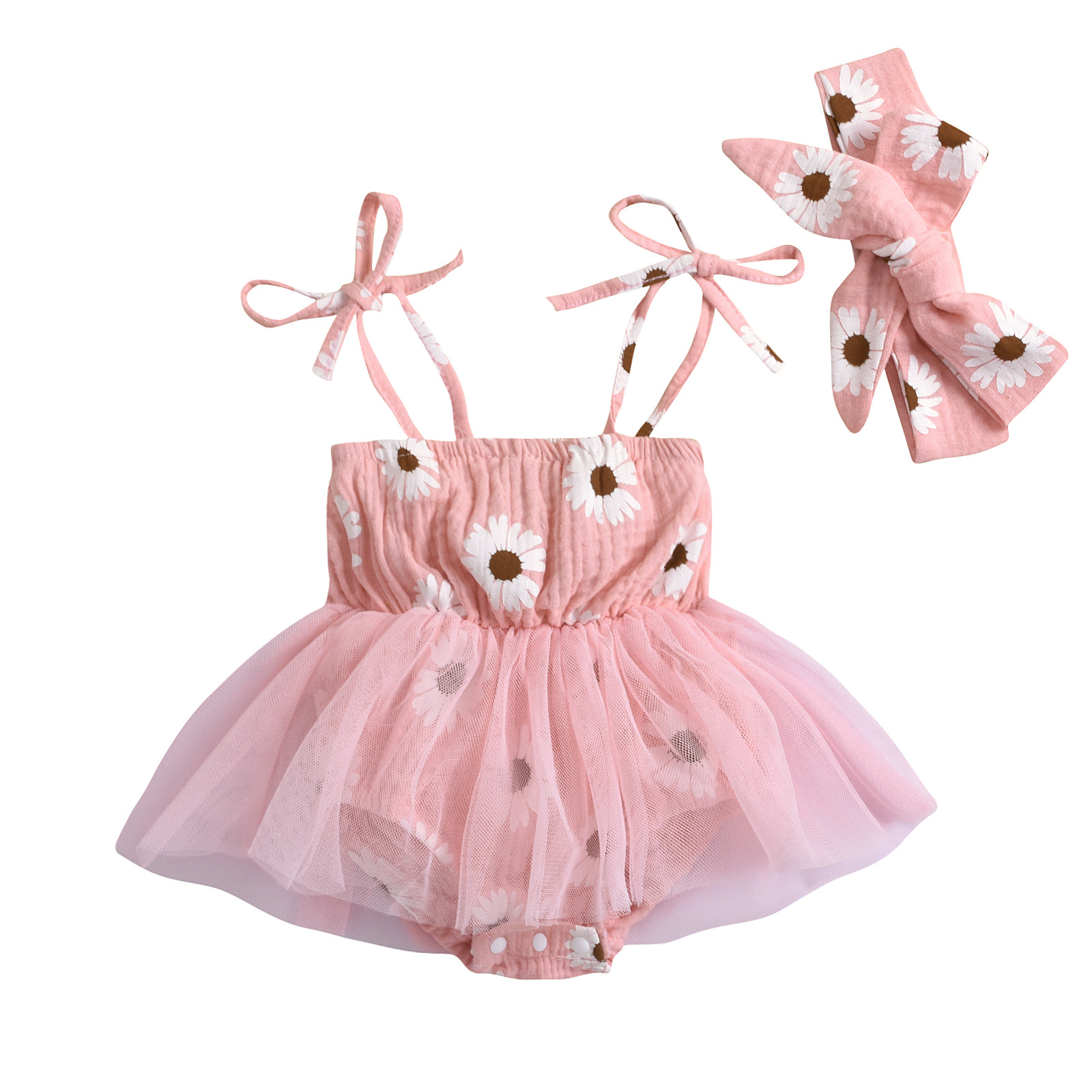 Fashion Style Fashion Flower Cotton Baby Rompers