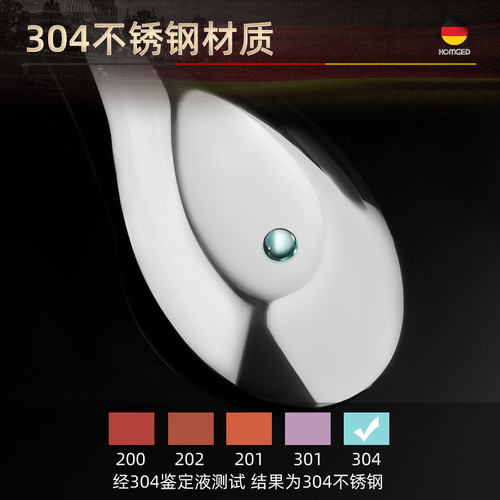 Cross-border 304 stainless steel spoon household creative flat spoon thickened spoon Chinese spoon eating spoon logo
