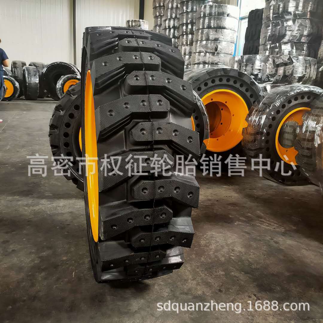 实心装载机轮胎 33x12-20 33*12-20 R4花纹工程轮胎