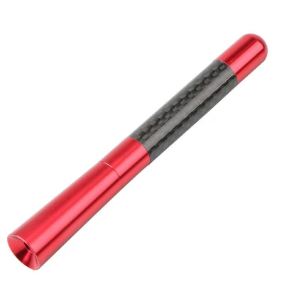 Metal Aluminum Short Long Antenna Other Car Modifications - 12cm-red
