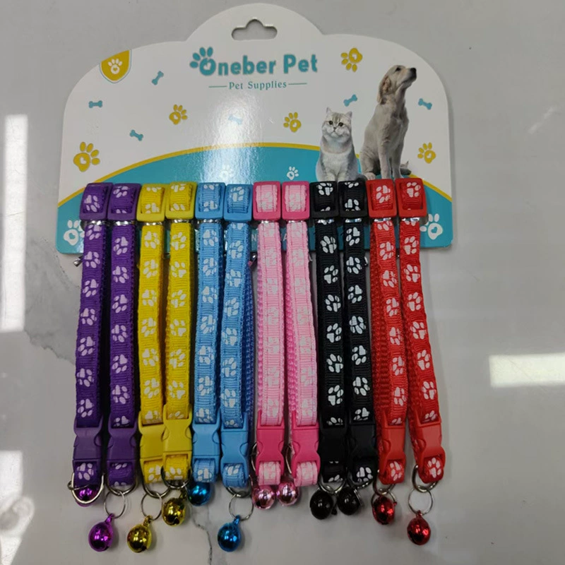 Трансграничный источник Фабрика 1.0 Домашние животные Шлейф Ошейник Собака Шея Кошка Колокольчик Ошейник Упаковка