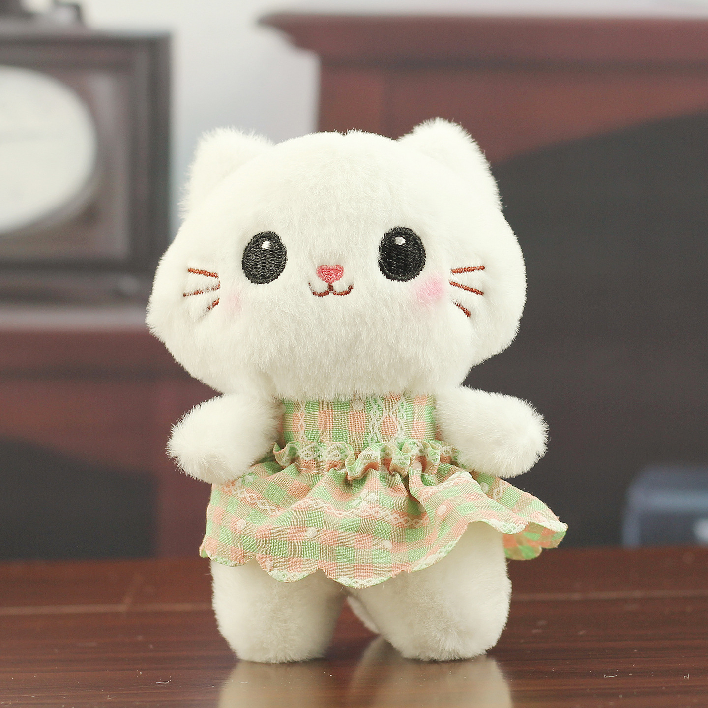 Cute princesa viento gatito colgante juguetes de peluche bolsas de muñecas colgantes llaveros dibujos animados felinos muñecas regalo