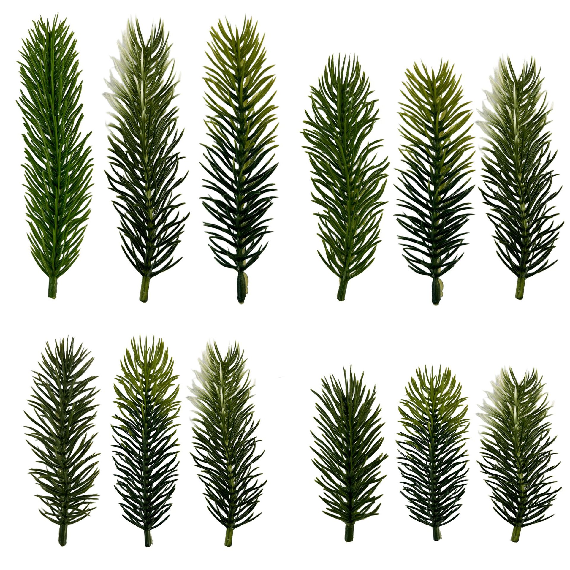 simulation plant pine needle christmas tree pine needle wreath bouquet gift box accessories diy material simulation pine tree pine needle