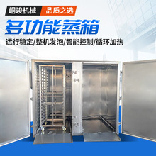 定制款大型双门八车全自动控温控时中药材蒸箱 商用单门单车蒸房
