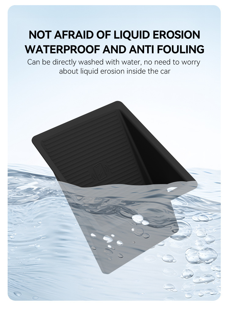 Suitable for 25-26 models of Nissan KICKS, wireless charging silicone anti-slip mat, center console protection, car accessories, modification parts