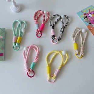 Mobile Phone Rope Short Wrist Strap Lanyard Men's and Women's Personalized Portable Bag Keychain Mobile Phone Chain Mobile Phone Lanyard