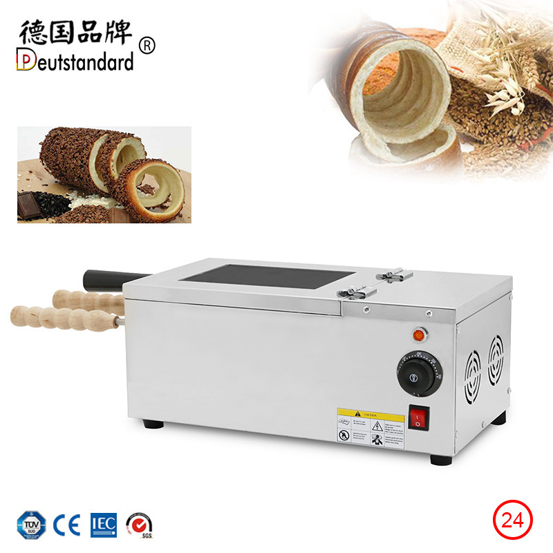 Bagel Machine commercial oven high temperature bagel machine ice cream bread chimney roll machine Hungarian bread roll machine