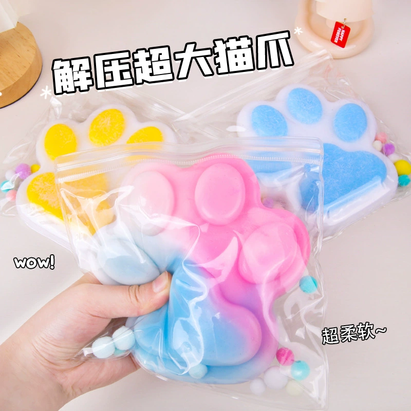 Негабаритный гигантский бархатный кошачий кошачий когти