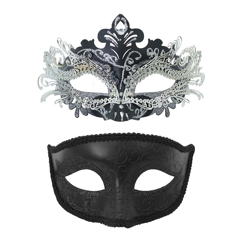 Transfronterizo suministro directo máscara de cabeza plana pintada Amazon Carnaval espectáculo de cine y televisión baile máscara de mitad de cara props