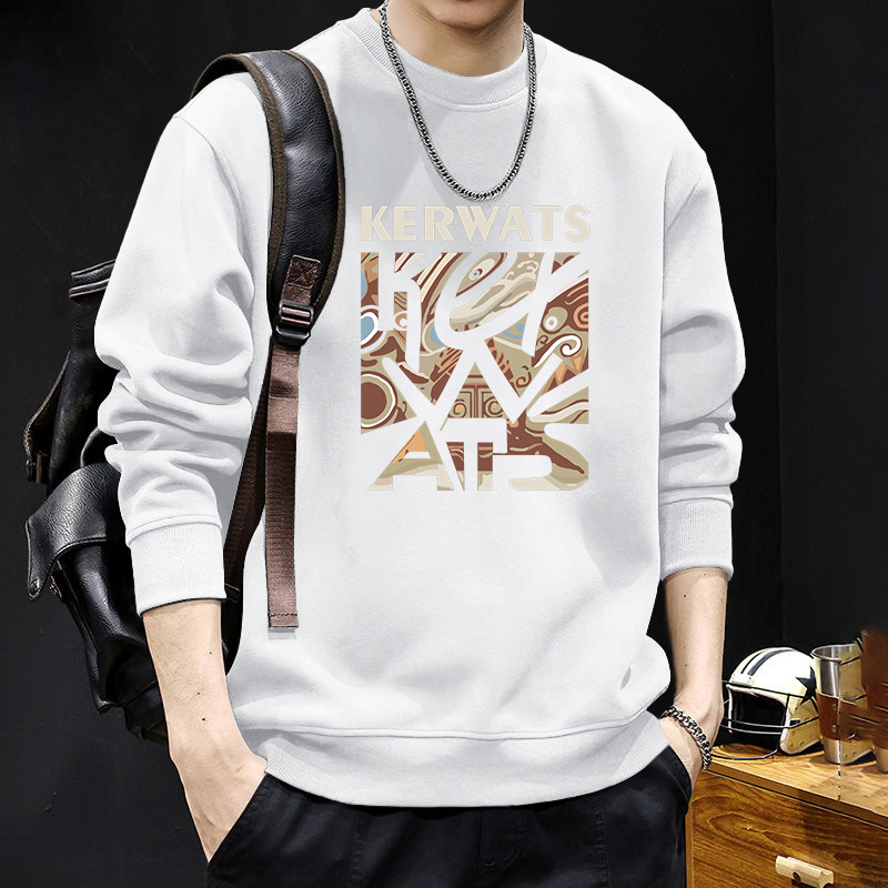 América suéter de cuello redondo hombre suelto primavera y otoño nuevo peso pesado chaqueta de manga larga chaqueta de pareja de alta calidad