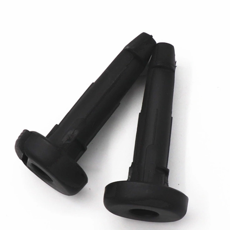 Negro Apertura 12mm cánula reposacabezas, reposacabezas perno de plástico interruptor control ajuste