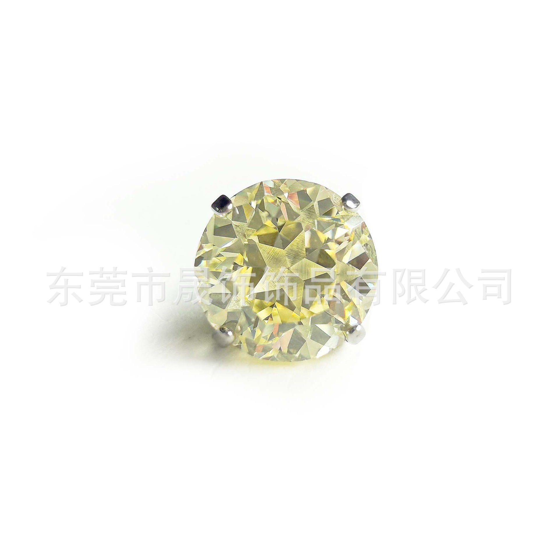 F136钛星星切锆石耳钉耳蜗钉G23钛合金内螺纹唇钉穿刺饰品耳骨钉