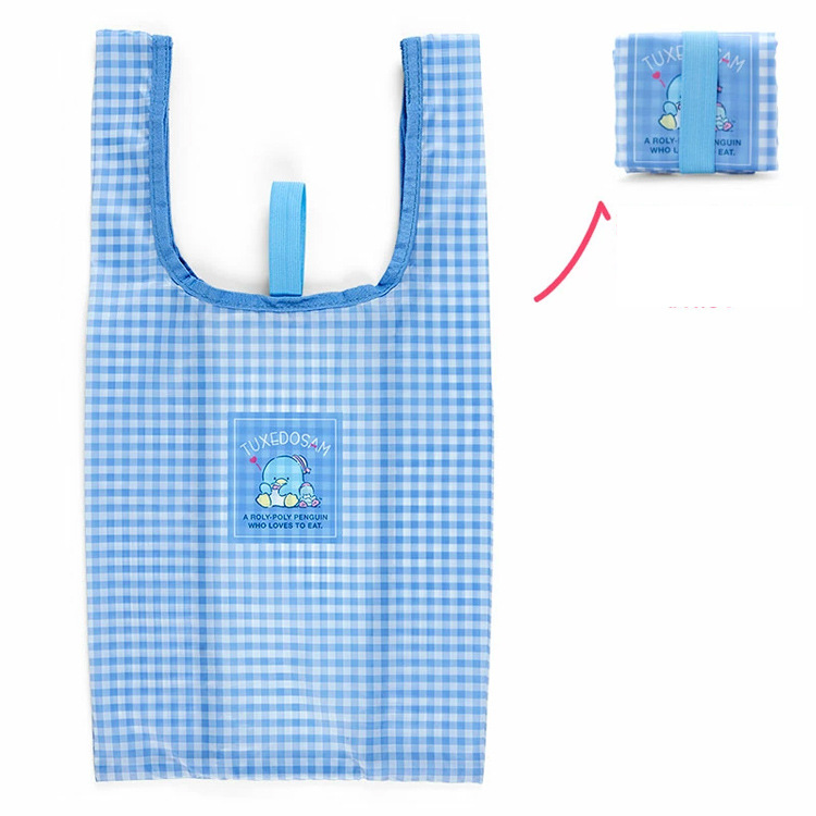 日本のハローキティ収納バッグ、楽しいクロミ収納バッグ、精巧な仕上がり、超軽量折りたたみショッピングバッグ