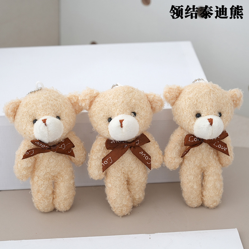 Teddy Bear with Bow Tie, Bear Pendant, Bouquet Decoration, Manufacturer Wholesale, Plush Toy with Bow Tie Teddy Bear with Bow Tie, Bear Pendant, Bouquet Decoration, Manufacturer Wholesale, Plush Toy with Bow Tie