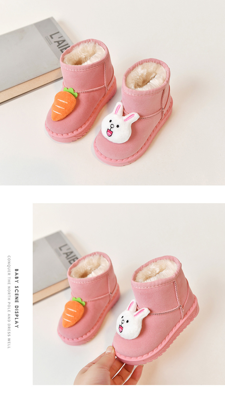 Botas de neve infantis para meninos e meninas botas de inverno_voghion.com
