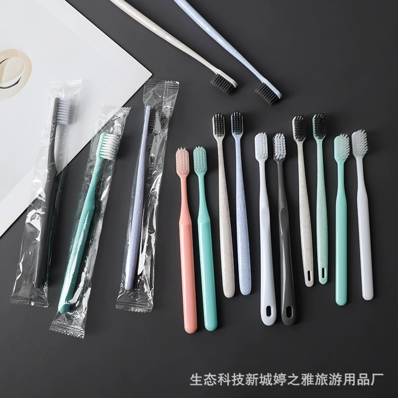 В наличии оптом отель зубная щетка место для купания прозрачный пластиковый пакет Одиночная независимая упаковка мягкий инструмент для волос зуб