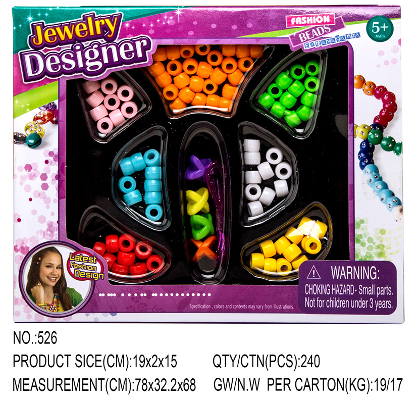 Play House juguete de los niños hechos a mano DIY juguete con cuentas chica pulsera acrílico cambiable con cuentas transfronteriza nuevo producto