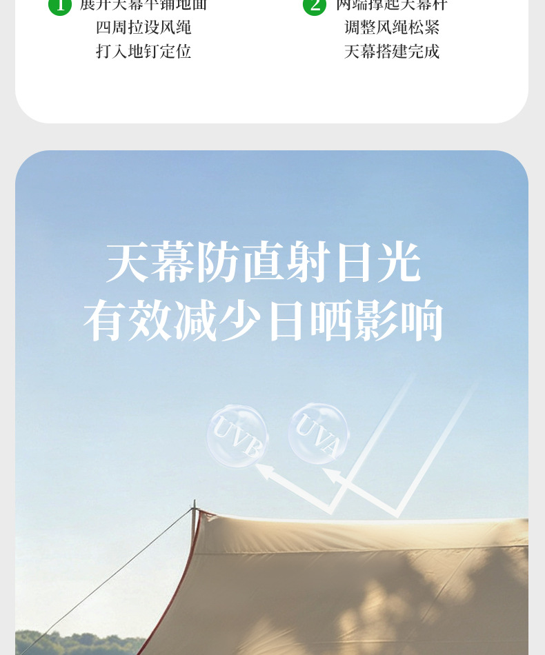 Donkey's Friend Outdoor Portable Four-Pole Canopy Tent Customized for Camping, No-Setup Sunshade OEM Manufacturing