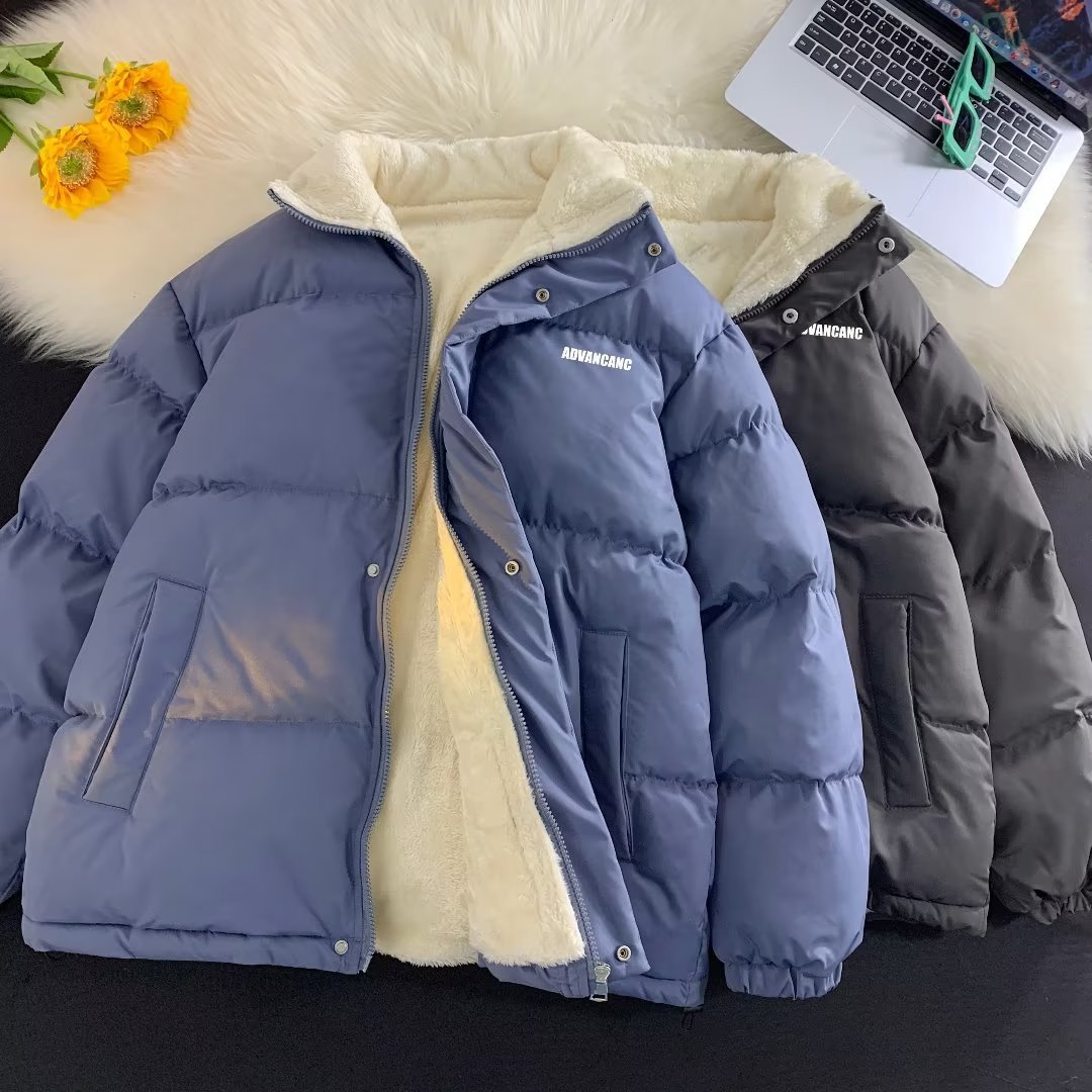 2022 nueva capa acolchada de algodón de invierno de los hombres engrosada abrigo de pan caliente deportes casual marca de moda guapo abrigo