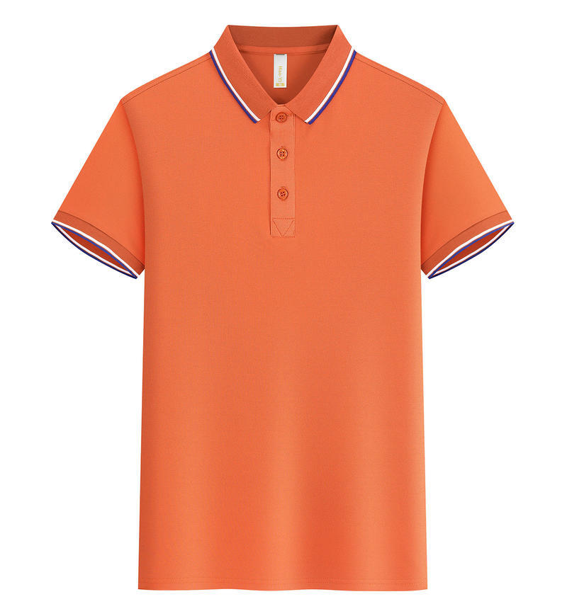 Hielo de oxígeno algodón Asia-Europa código transfronterizo empresa publicidad camisa de trabajo solapa de manga corta polo ropa de trabajo personalizada logotipo impreso