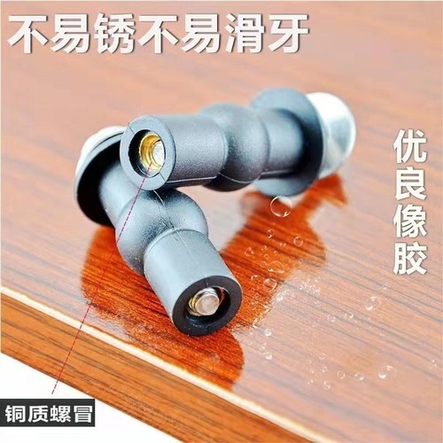 Manufacturer direct sale toilet seat cover accessories universal rubber expansion screw toilet seat cover fixing nut accessories top universal