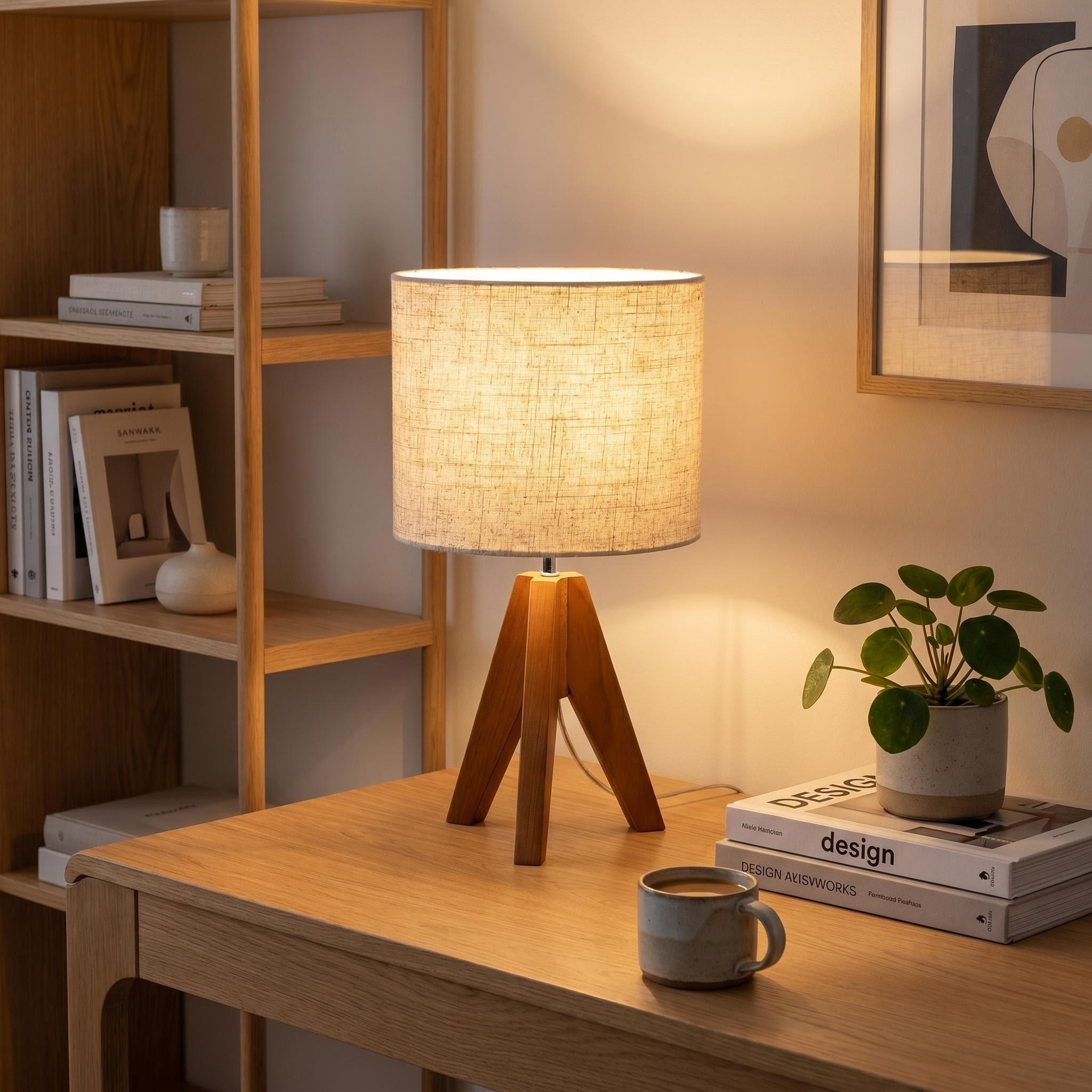 Transfronteriza nórdica retro decoración lámpara de cabezal de cama madera maciza red ins luz de noche LED atmósfera lámpara de escritorio de madera maciza image 6