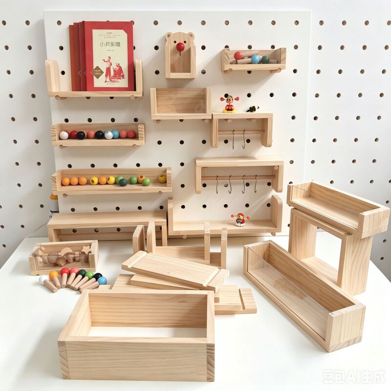 Solid Wood Pegboard Accessories Shoe Rack Storage Box Shelf Wooden Matchstick Storage Box Storage Rack Solid Wood Pegboard Accessories Shoe Rack Storage Box Shelf Wooden Matchstick Storage Box Storage Rack