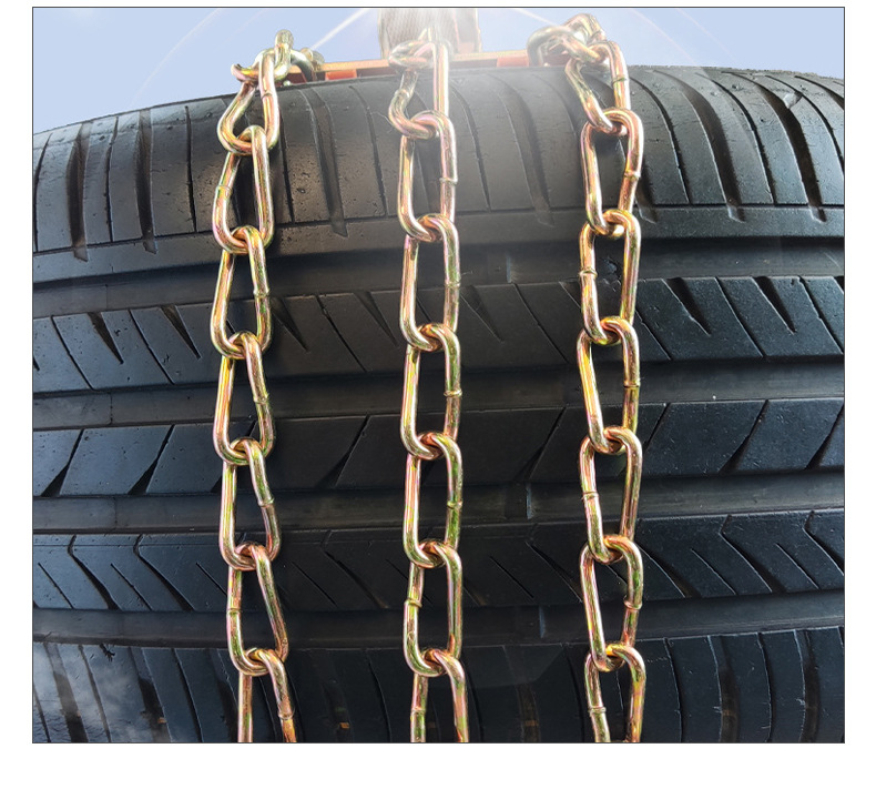Car tire anti-skid chain three-way bold twist chain snow anti-skid escape emergency chain universal car anti-skid chain