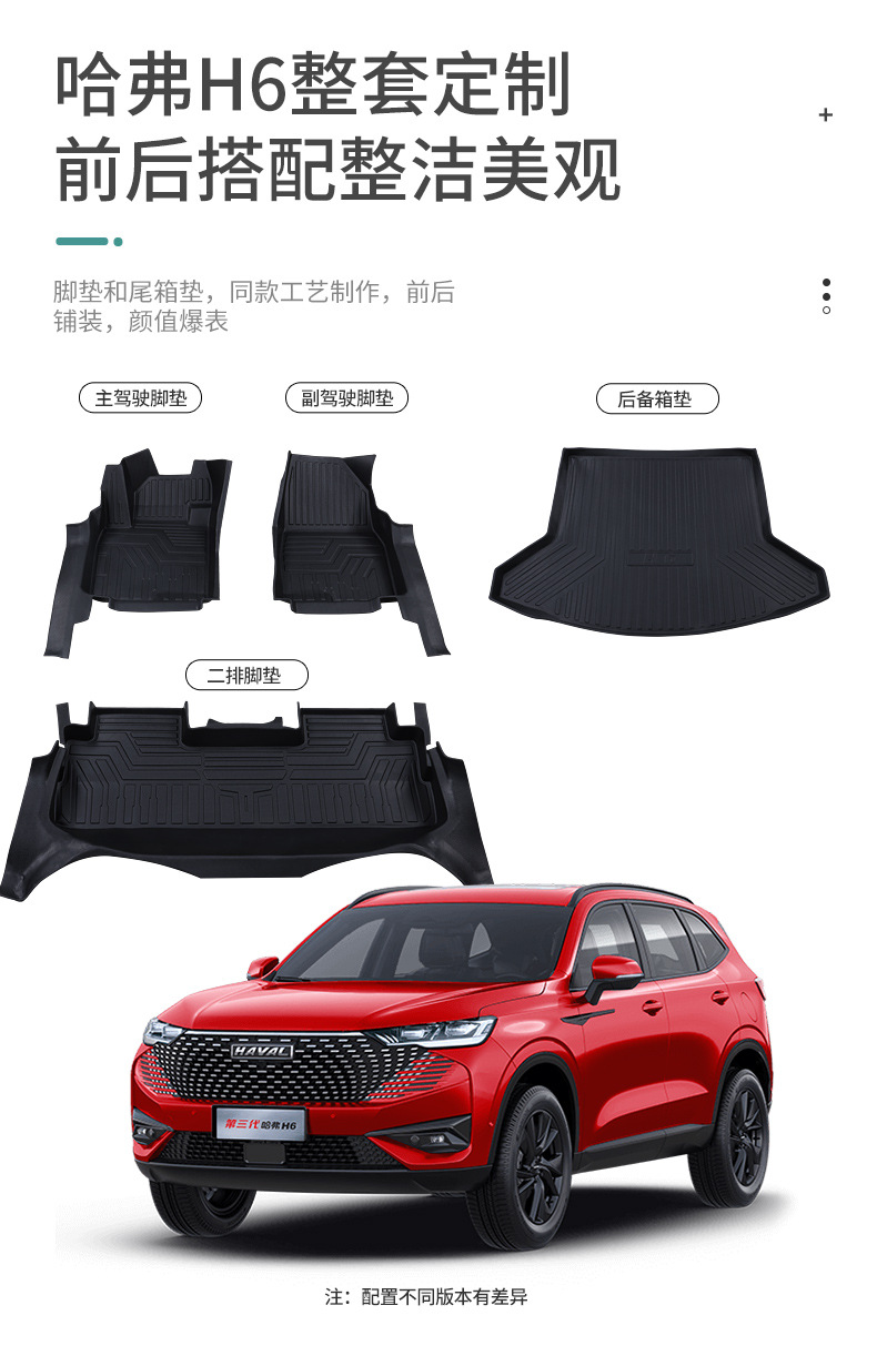 TPE Car Floor Mats For Great Wall Haval H6 2023