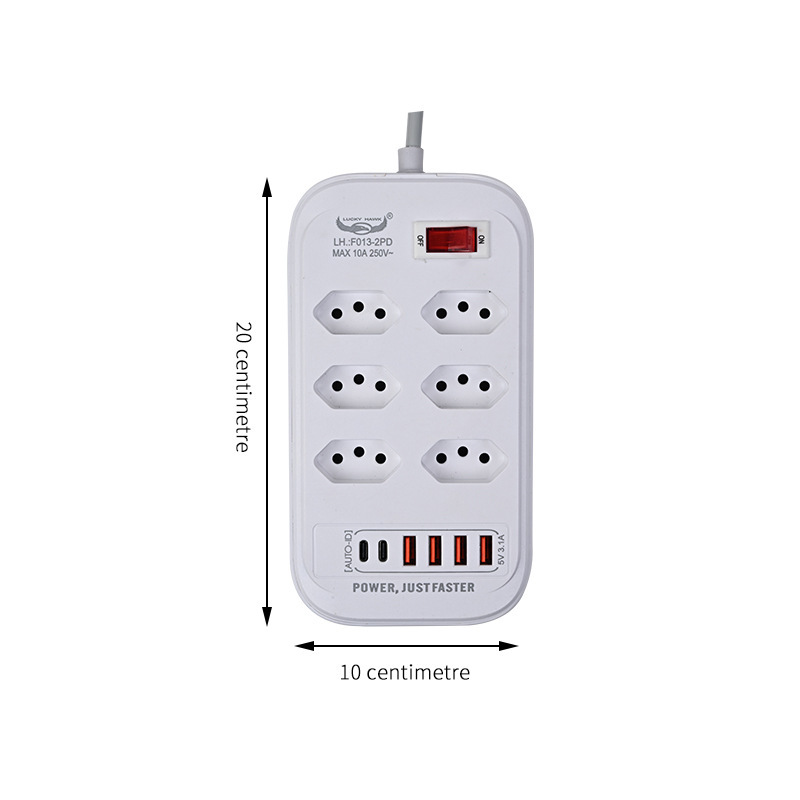 América del Sur Brasil certificación Uruguay enchufe redondo USB TYPE-C enchufe de carga