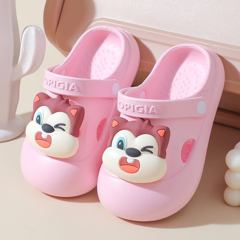 꼬마 다람쥐-핑크 [업그레이드된 EVA, 가볍고 편안하며 미끄럼 방지]