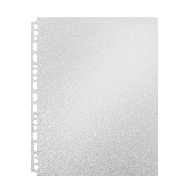 B5 matte translucent universal 19-hole notebook partition board plastic partition board hard sheet classification page index card