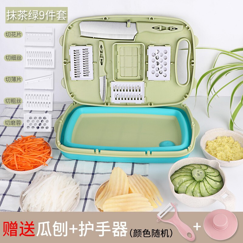 Cortador de papas multifuncional, fábrica de regalos de cocina de venta directa raspador de verduras cortadoras automáticas domésticas