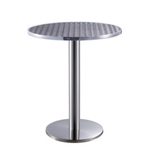 鋁桌戶外桌子折疊桌不銹鋼咖啡桌鋁合金桌子洽談桌圓桌 展會圓桌