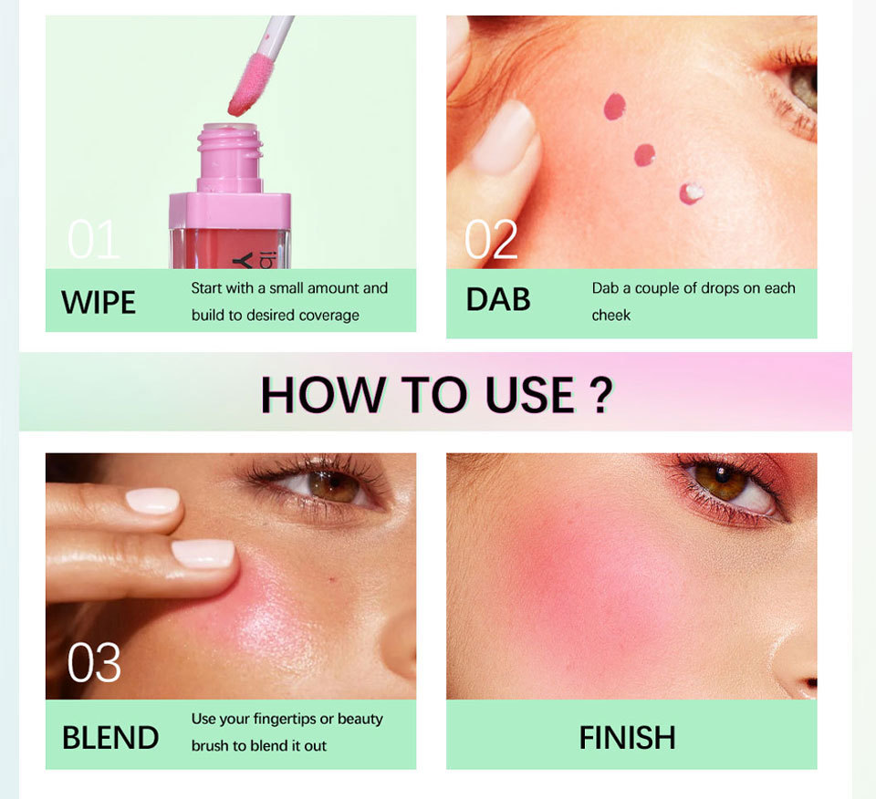 ibcccndc Liquid Blush Oil Brightens and moisturizes Blush, Warming liquid blush undefined