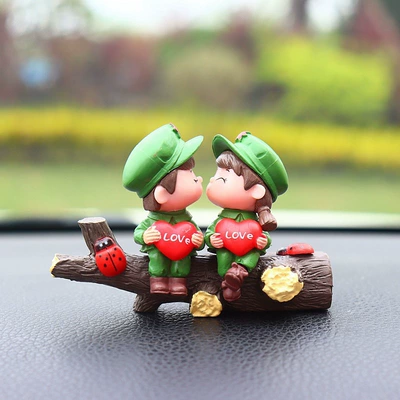 Car ornaments Car Interior Decorations, Small Car - red-army-couple