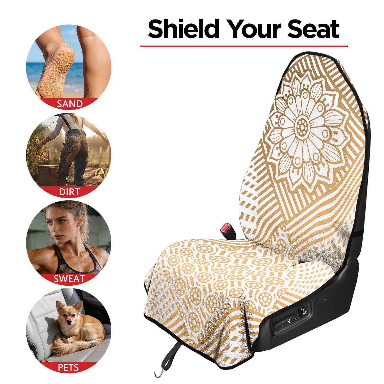 Car seat towel cover front seat protector suitable for gym and exercise, universal for all seasons, car use 76