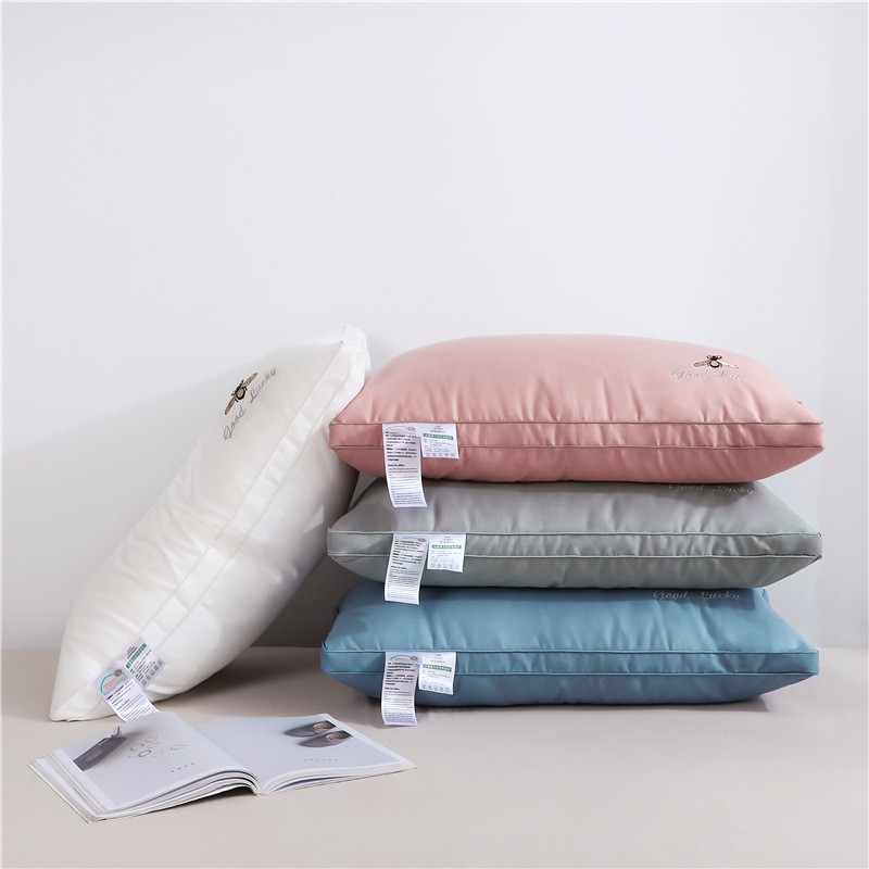 Five-star hotel pillow pure cotton soy fiber pillow cervical vertebra protection 60 pieces pure cotton home B&B pillow core wholesale