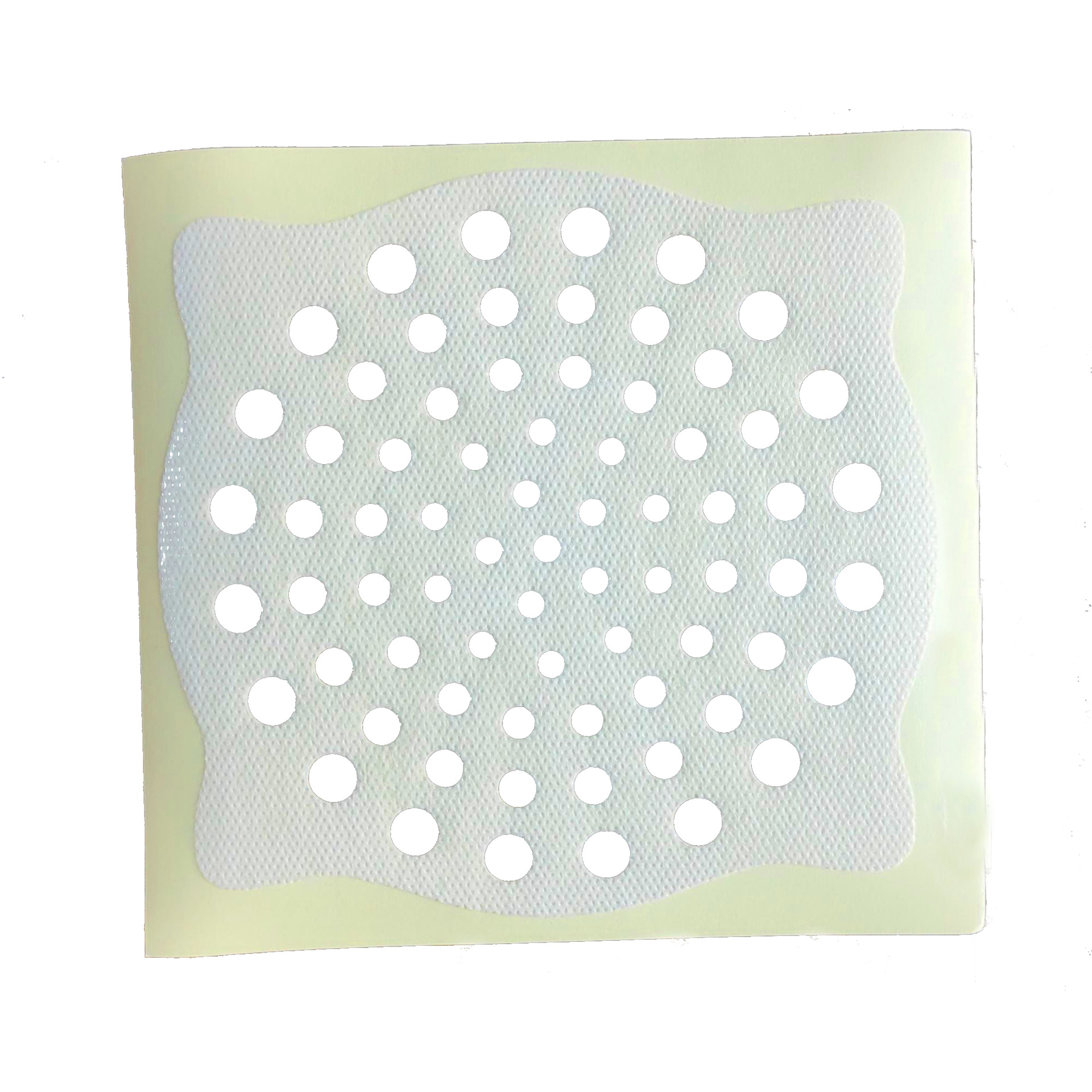 Pegatinas desechables de drenaje de piso Baño Cocina anti-Cabello Bloqueo de drenaje de piso bolsa de filtro de drenaje de pelo pegatinas de filtro