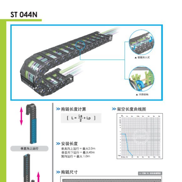 Цепь с высокой нагрузкой CPS из Южной Кореи ST044N.35.R50